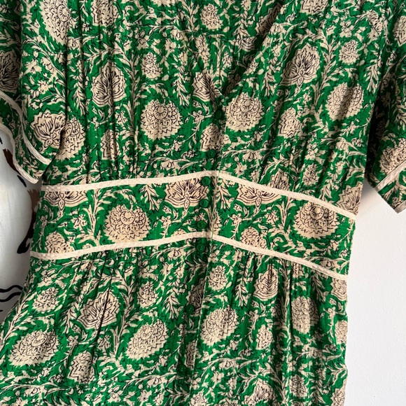 ba&sh Plume Print Midi Dress M $395 - Picture 6 of 11